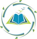 Aim education logo Royalty Free Stock Photo