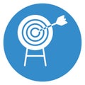 Aim Isolated Vector Icon which can easily modify Royalty Free Stock Photo