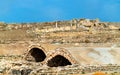 Ain Mizeh cisterns at Dougga, an ancient Roman town in Tunisia Royalty Free Stock Photo