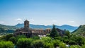 Ainsa, beautiful village in pyrenes Spain Royalty Free Stock Photo