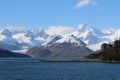 Ainsworth Bay and Marinelli Glacier in Patagonia. Chile Royalty Free Stock Photo