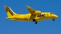 ADAC (Allgemeiner Deutscher Automobil-Club) Ambulance Aircraft Royalty Free Stock Photo