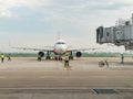 Air Asia Airbus A320 NEO in Ho Chi Minh City Royalty Free Stock Photo