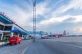 Air Asia Airbus A320 at Surat Thani International Airport,Thailand