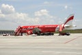 Air Asia plane Royalty Free Stock Photo