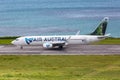 Air Austral Boeing 737-800 airplane Mahe Seychelles airport
