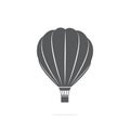 Air Ballon Icon on white background Royalty Free Stock Photo