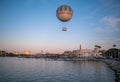 Air balloon ascending on sunset background in Lake Buena Vista 3