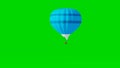 air balloon green screen video