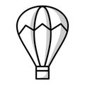 Air balloon icon vector design template basic RGB Royalty Free Stock Photo