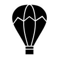 Air balloon icon vector design template basic RGB Royalty Free Stock Photo