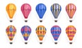 Air Balloon Set Royalty Free Stock Photo