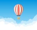 Air balloon in the sky Royalty Free Stock Photo