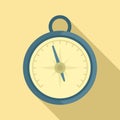 Air barometer icon, flat style Royalty Free Stock Photo