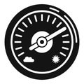 Air barometer icon, simple style Royalty Free Stock Photo