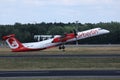 Air Berlin in taking off from airport