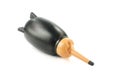 Air blower for lens and camera cleaning on white background Royalty Free Stock Photo