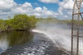 Air boat on Everglades, Florida