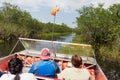 Air boat tour of the Everglades Royalty Free Stock Photo