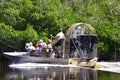 Air Boat in the tropical Everglades Royalty Free Stock Photo