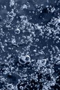 Air bubbles in ice Royalty Free Stock Photo