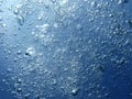 Air bubbles background Royalty Free Stock Photo