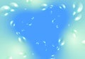 Air bubbles on blue gradient background Royalty Free Stock Photo