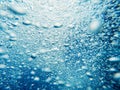 Air bubbles rise up out of the water. beautiful natural summer spring background Royalty Free Stock Photo