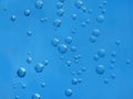 Air bubbles in water