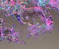 Air bubbles in water Royalty Free Stock Photo