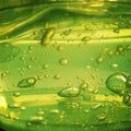 Background, walpaper, texture, abstrac the air bubbles in the water glow and are green with a jelly texture Royalty Free Stock Photo