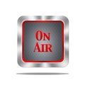 On air button. Royalty Free Stock Photo