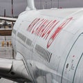 Air Canada Airbus A330-300 closeup at Montreal Airport