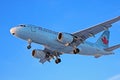 Air Canada Airbus A319 Closeup Side View Royalty Free Stock Photo