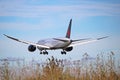 Air Canada Boeing 787-9 Dreamliner Nearing The Ground In Toronto Royalty Free Stock Photo