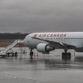 Air Canada Boeing 767-300 standing at Montreal Airport Royalty Free Stock Photo