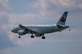 Air Canada Jetz Airbus A319-100 Landing In Toronto Royalty Free Stock Photo