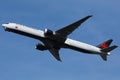 Air Canada plane flying up in the sky Royalty Free Stock Photo