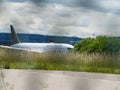 Air Canada Plane Take Off at ZÃÂ¼rich Airport Switzerland Royalty Free Stock Photo