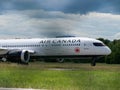 Air Canada Plane Take Off at ZÃÂ¼rich Airport Switzerland Royalty Free Stock Photo