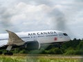 Air Canada Plane Take Off at ZÃÂ¼rich Airport Switzerland Royalty Free Stock Photo