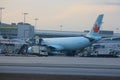 Air Canada plane at the Toronto airport