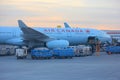 Air Canada plane at the Toronto airport