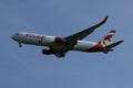 Air Canada Rouge flying to various destinations