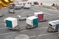 Air Cargo Containers Royalty Free Stock Photo