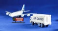 Air Cargo truck heading Runway Ahead Royalty Free Stock Photo