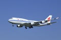 Air China Cargo Boeing 747-412BCF, B-2453 landing in Beijing, China