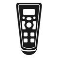 Air cleaner remote control icon, simple style
