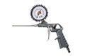 Air compressor gun with manometer isolated on a white background Royalty Free Stock Photo