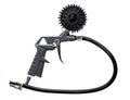 Air compressor gun with manometer isolated on a white background Royalty Free Stock Photo